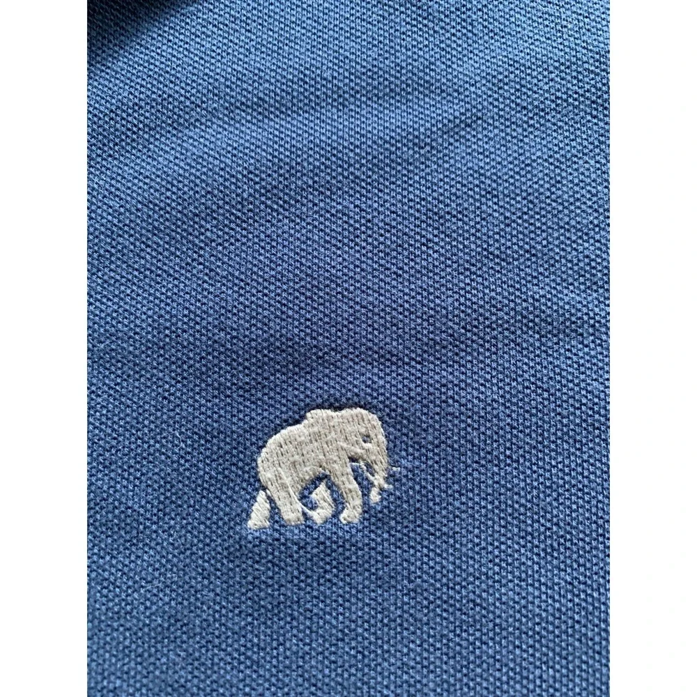 Banana Republic Polo Short Sleeve Shirt Men Large Blue